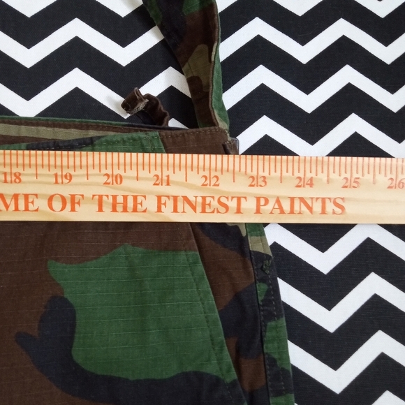 ARMY MILITARY camo camouflage cargo hunting pants bdu plus men sz 46 x 30 - b5 - Picture 5 of 5